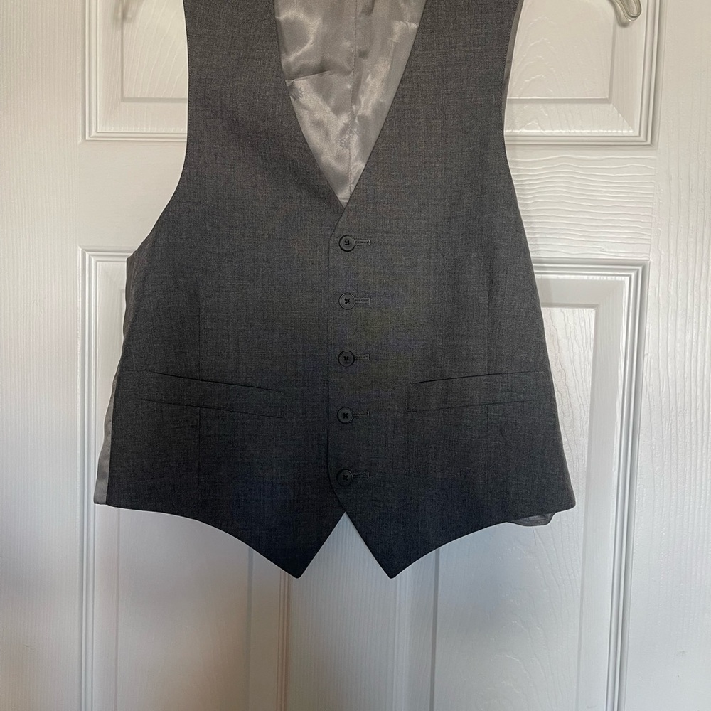 Dior Charcoal Gray Men's Vest